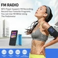 thumbnail image 7 of 64GB MP3 Player Bluetooth 5.3 Built-in Speaker 2.4 In Display w/ Headphone Black, 7 of 7