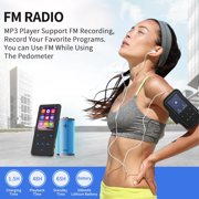 64GB MP3 Player Bluetooth 5.3 Built-in Speaker 2.4 In Display w/ Headphone Black