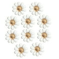 thumbnail image 1 of 10pcs m Aleación Margarita Flor Botones Resultados Joyería Fabricación de Accesorios BLESIY Resultados de la joyería de la manera, 1 of 8