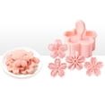 thumbnail image 3 of JUNTEX 5pcs/set Cookie Mold Stamp Biscuit Cutter Cherry Blossom Flower DIY Floral, 3 of 19