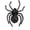 Black, variant on Halloween Rhinestone Spider Brooch Pins for Women Men Gothic Punk Colorful Spider Insect Animals Brooch Pin Halloween Cosplay Party Personalized Accessories Jewelry