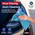thumbnail image 5 of USANOOKS Microfiber Cleaning Cloths-Microfiber Towels-Turq- Pack of 12 (12.5"x12.5"), 5 of 9