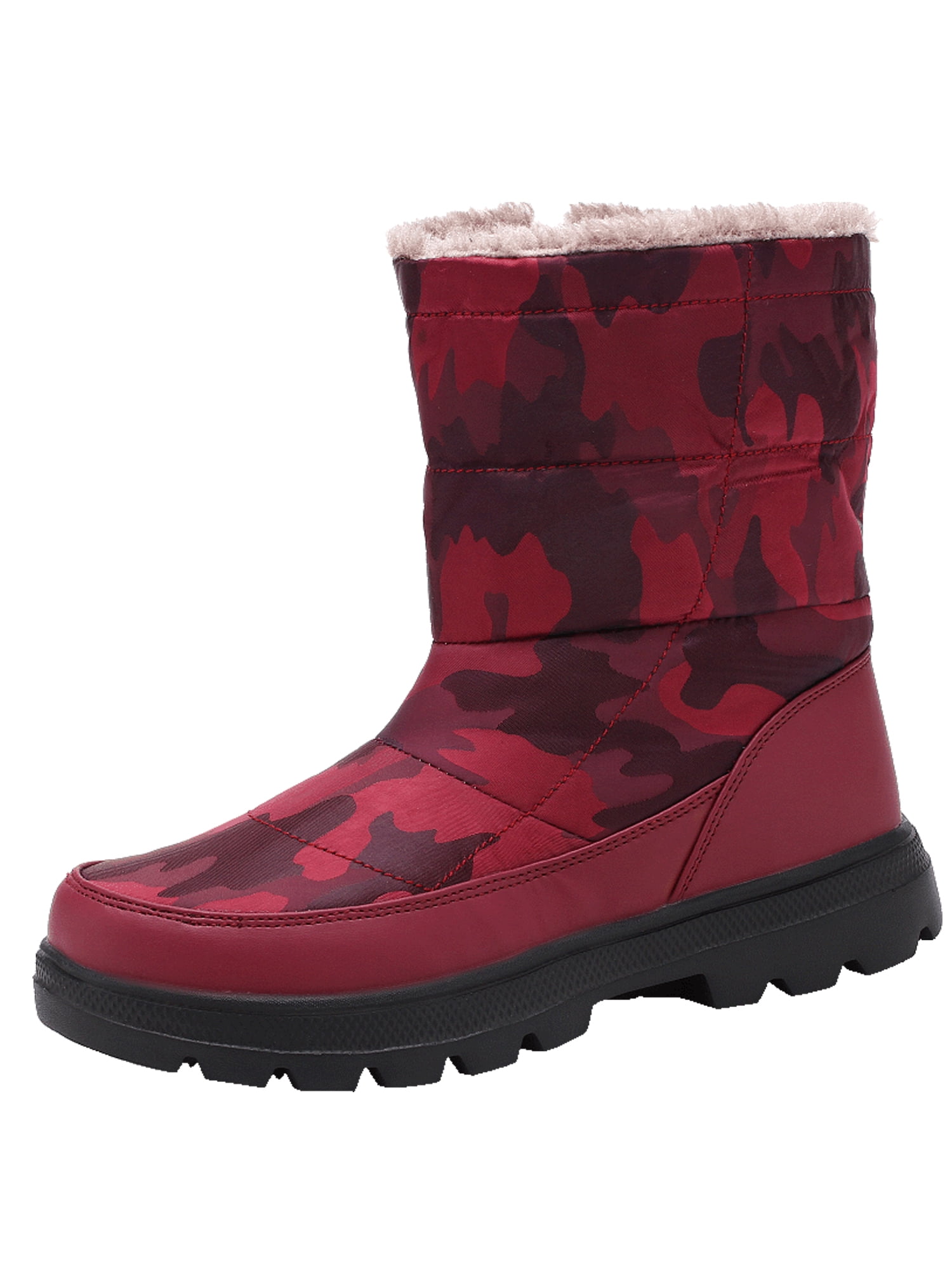 fur top winter boots