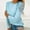 Blue, variant on TYGHBN Women's Round Neck Solid Color Hollow Stitching Long Sleeved T Shirt Woman T Shirt Casual Long Sleeve Shirt Women Long Sleeve Polyester Shirt Women Woman Tee Shirt Womens Athletic Clothes