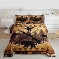 thumbnail image 2 of jejeloiu Jungle Deer Fish Twin Comforter Sets,Fishing And Hunting Bedding Set For Girls Boys Reversible 2pcs, 2 of 8
