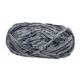 thumbnail image 2 of Hilo grueso BLESIY, Hilo de lana súper voluminoso, espesor 6mm, Gris oscuro, 2 of 8