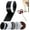 Black, variant on Weather Stripping Door Seal Strip, 5m Self-Adhesive Silicone Draft Seal Tape for Doors and Windows, Soundproof Weather Stripping Seal