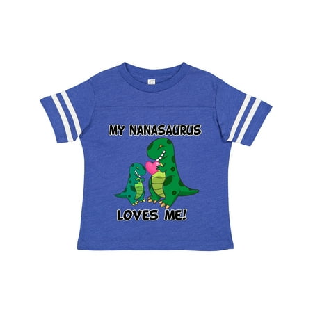 

Inktastic My Nanasaurus Loves Me Gift Toddler Boy or Toddler Girl T-Shirt
