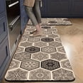 thumbnail image 3 of AUQ Kitchen Rugs,19.7"*31.5" Kitchen Rugs Non Slip Washable,Polyester Kitchen Floor Mat,Mixed2, 3 of 3