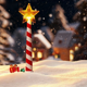 thumbnail image 1 of Varita mágica para controlar luces navideñas, controlador musical de estrellas LED, regalo de decoración navideña para el hogar, kit de interruptor de control remoto para luces de árbol de, 1 of 7