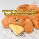 thumbnail image 2 of Croissant Nose Toys, Squeaky and Ruffled Plush Dog Toys, Dog Hide and Seek Interactive Toys, Pet Toys for Small and Medium Dogs Chew Toys, 2 of 4