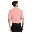 thumbnail image 2 of Port Authority Men's Silk Touch Classic Comfortable Polo Shirt Light Pink Medium, 2 of 3