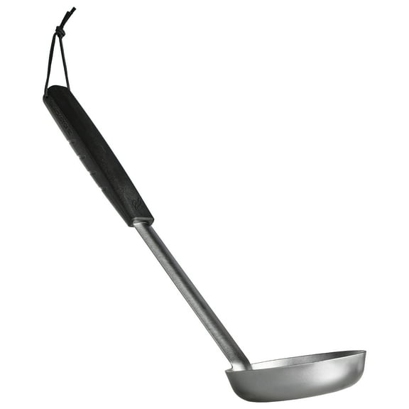 Blackstone Stainless Steel 14" Pizza Pan Sauce Ladle with Hanging Cord