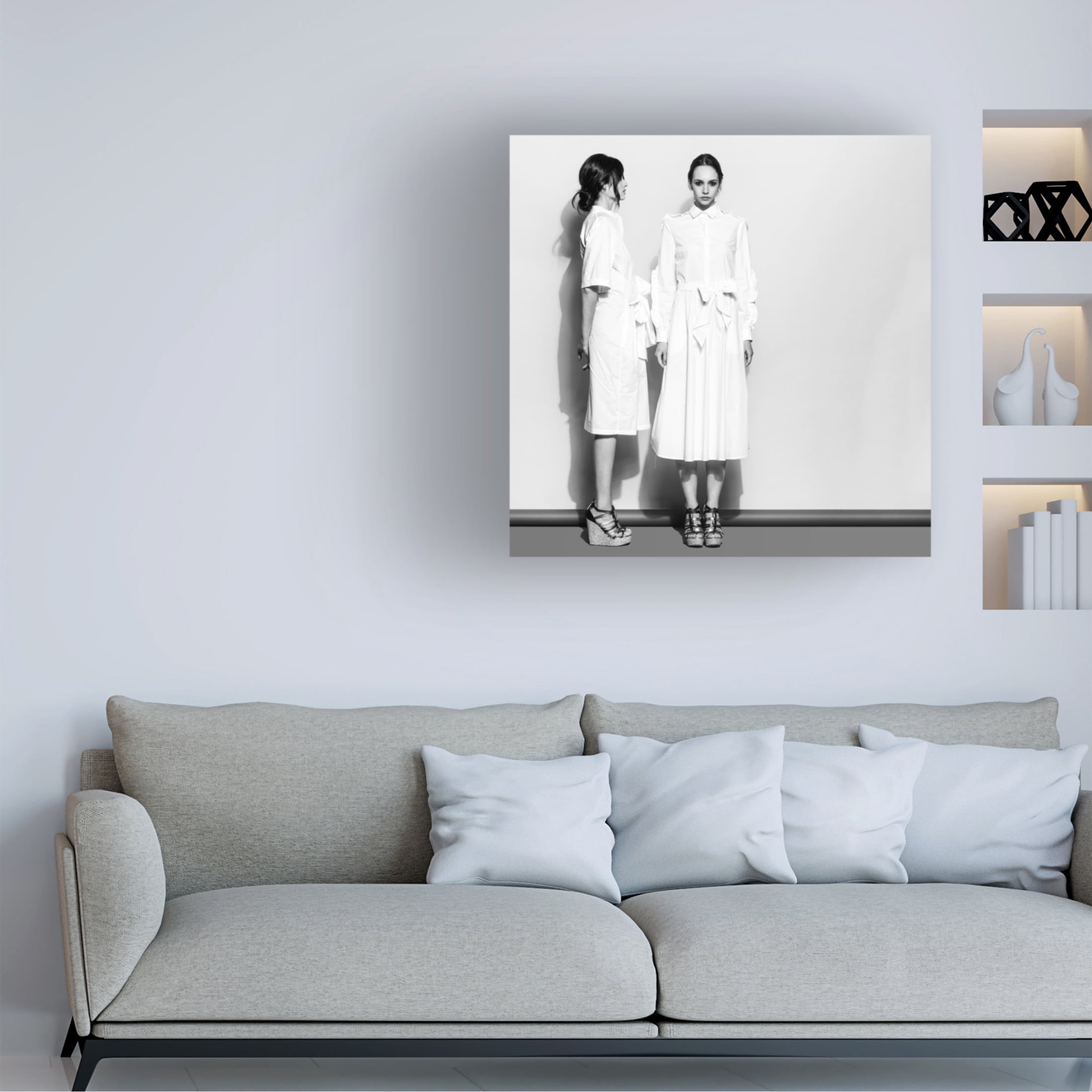 Trademark Fine Art Andrea Ventura Two Models Canvas Wall Art