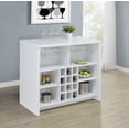 thumbnail image 2 of Topanga Engineered Wood Freestanding Home Bar White, 2 of 10