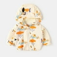thumbnail image 2 of Vedolay Baby Winter Coat Windproof Warm Winter Coats with Cute Printed Beige,100, 2 of 5