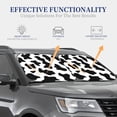 thumbnail image 4 of Haiem Milk Cow Windshield Sun Shade: Universal Foldable 2-Piece Car Front Window Sunshade - Blocks Uv Rays, And Reduces Heat,Essential Car Accessory Small, 4 of 7