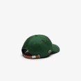 thumbnail image 2 of Lacoste Men's Contrast Strap Cotton Cap RK4709 51 In Green, 2 of 4