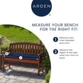 thumbnail image 3 of ARDEN earthFIBER Indoor / Outdoor Swing Cushion Set, 56 x 20, Water Repellent, Fade Resistant, Cushion Set for swing or bench Sage Green Texture, 3 of 10