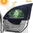 thumbnail image 2 of 2 Pieces Baby Car Sun Shade, for Privacy and Sun Protection, Block UV Rays, for Children and Pets Window Sun Shade for All Cars (Front Window), 2 of 4