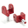 thumbnail image 4 of Foot Pegs Hoder Footpeg Mounts for Surron Light Bee X LBX for Talaria Sting Red, 4 of 5