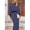 thumbnail image 3 of Conjunto Coordinado PRETTYGARDEN Suéter y Falda a Rayas XL, 3 of 8