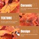 thumbnail image 2 of 1pc Simulated Hoja de arce Guirnalda Adorno de Halloween Puerta Colgante Colgante, 2 of 8