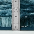 thumbnail image 2 of Softlife Super Soft Plush Tie Dye Velvet Rugs for Home Decor,Fluffy carpet For Living Room,Bedroom,3' x 5',Peacock Blue, 2 of 6