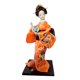 thumbnail image 5 of Muñeca geisha japonesa con kimono, regalo, decoración étnica popular, estatua asiática coleccionable Estilo E, 5 of 9