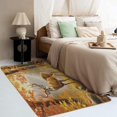 thumbnail image 3 of Deer Rug Washable - 3x4 Rug - Deer Rug - Wild Animal Hunting Area Rug - Wildlife Rugs - Autumn Forest Animal Carpet, 3 of 7