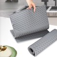 thumbnail image 2 of Foldable Silicone Trifold Dish Drying Mat Kitchen Counter Easy Storage Anti Slip, 2 of 7
