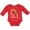 Red, variant on Inktastic Merry Christmas Red and Gold Candy Cane Boys or Girls Long Sleeve Baby Bodysuit