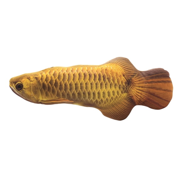 Simulación de felpa realista Muñeca Pez, Mascotas interactivas divertidas Chew Bite Supplie Tomshoo Amarillo,felpa