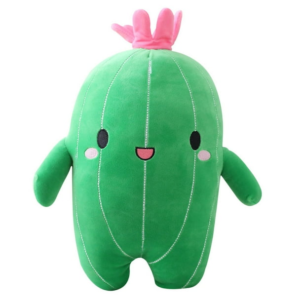 Peluche de peluche con dibujos animados de cactus kawaii para niños, 25 cm