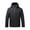 A131-Black, variant on Athletic Jacket for Men Hooded Zipper Up Outdoor Jacket Lightweight Wind Rain Resistant Color Block Running Outerwear Tops