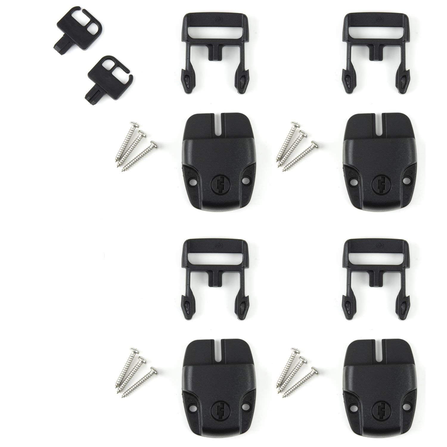 Sure Lock Hot Tub Spa Cover Replacement Latches w/ Keys & Screws, Set