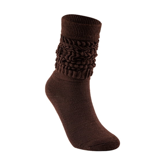Komoo 3 Pairs Women Slouch Socks Soft Extra Long Scrunch Knee High Sock Football Unisex Knitting Tube Socks