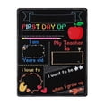 thumbnail image 1 of NUOBESTY Double Sided Chalkboard Student Message Chalkboard Color Printing Black Board Back to School Chalkboard Sign, 1 of 3