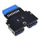 thumbnail image 2 of Conector de 19 pines a tipo C/doble USB A para WIN/LINUX/MAC (doble A hembra arriba), 2 of 3