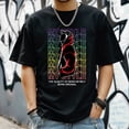 thumbnail image 3 of Men's T Shirts New Trendy Sports Shirt Round Neck Patterned Tee Loose style Creative Gifts for Friends L, 3 of 4