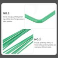 thumbnail image 2 of Worgeous 20Pcs U-Shaped Green Paint Coating Stakes for Securing Garden Pipes and Netting, 2 of 8
