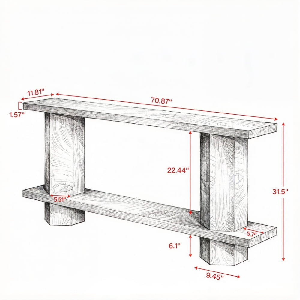 Long Console Table