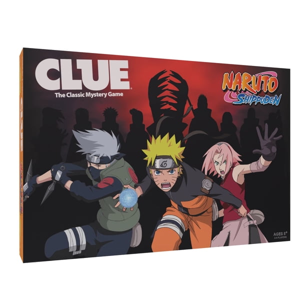Juego de mesa USAOPOLY CLUE: Naruto | Solve Mystery 2-6 jugadores