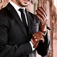 thumbnail image 5 of Men’s Lambskin Leather Driving Gloves, Premium Leather Gloves for Riding & Daily Wear ﻿, 5 of 5