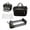 Black, variant on Diaper changing bag, multi-functional baby changing bag, includes insulated bottle holder, essential for baby travel, large capacity travel backpack with USB charging port and stroller strap (black).