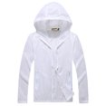 thumbnail image 3 of Mujeres Hombres adolescentes niños secado rápido ultrafino ultraligero protector solar UV UPF40 + chaqueta ciclismo correr Camping abrigo piel cortavientos, 3 of 5