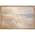 thumbnail image 5 of Framed Canvas Print Beach Wall Art Coastal Decorative for Living Room Bedroom - 24"x36" NATURAL, 5 of 7