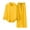 Yellow, variant on Long Sleeve Shirts for Women Fall Linen Sets 2 Piece Outfit Casual Long Sleeve Button Down Shirt Wide Leg Pants Suit Loungewear White Shirt XL