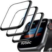 ePacks 3 Pack Screen Protector Compatible with Apple Watch 41mm Series 7 Flexible TPU Film Bubble-Free Tempred Glass for iWatch S7 41mm
