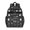 Butterfly and Moon Gothic Pattern, variant on Sun and Moon Gothic Pattern Cute School Backpack Bag for School with Padded Back and Adjustable Shoulder Straps 15.25"x11.5"x5.25"